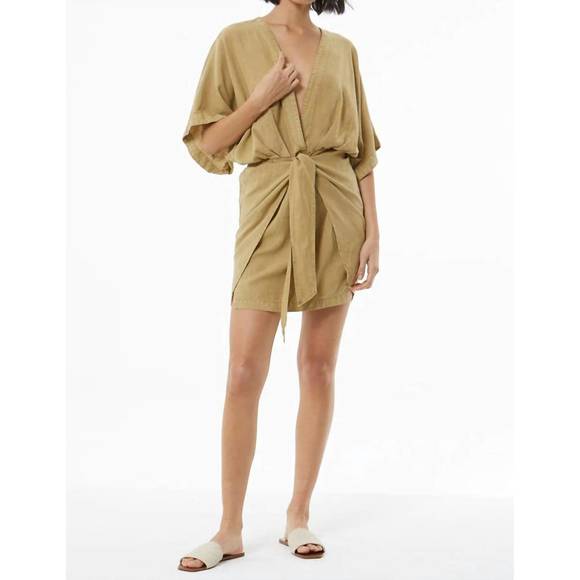 YOUNG FABULOUS & BROKE Dresses & Skirts - NEW YOUNG FABULOUS & BROKE willa wrap dress in willow pigment